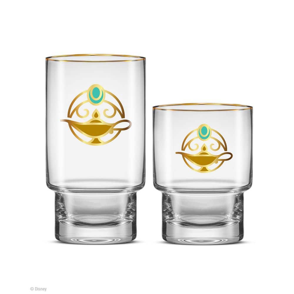 Disney Princess Lead Free Short Glasses, 10 oz. Set of 6 - Hercitys