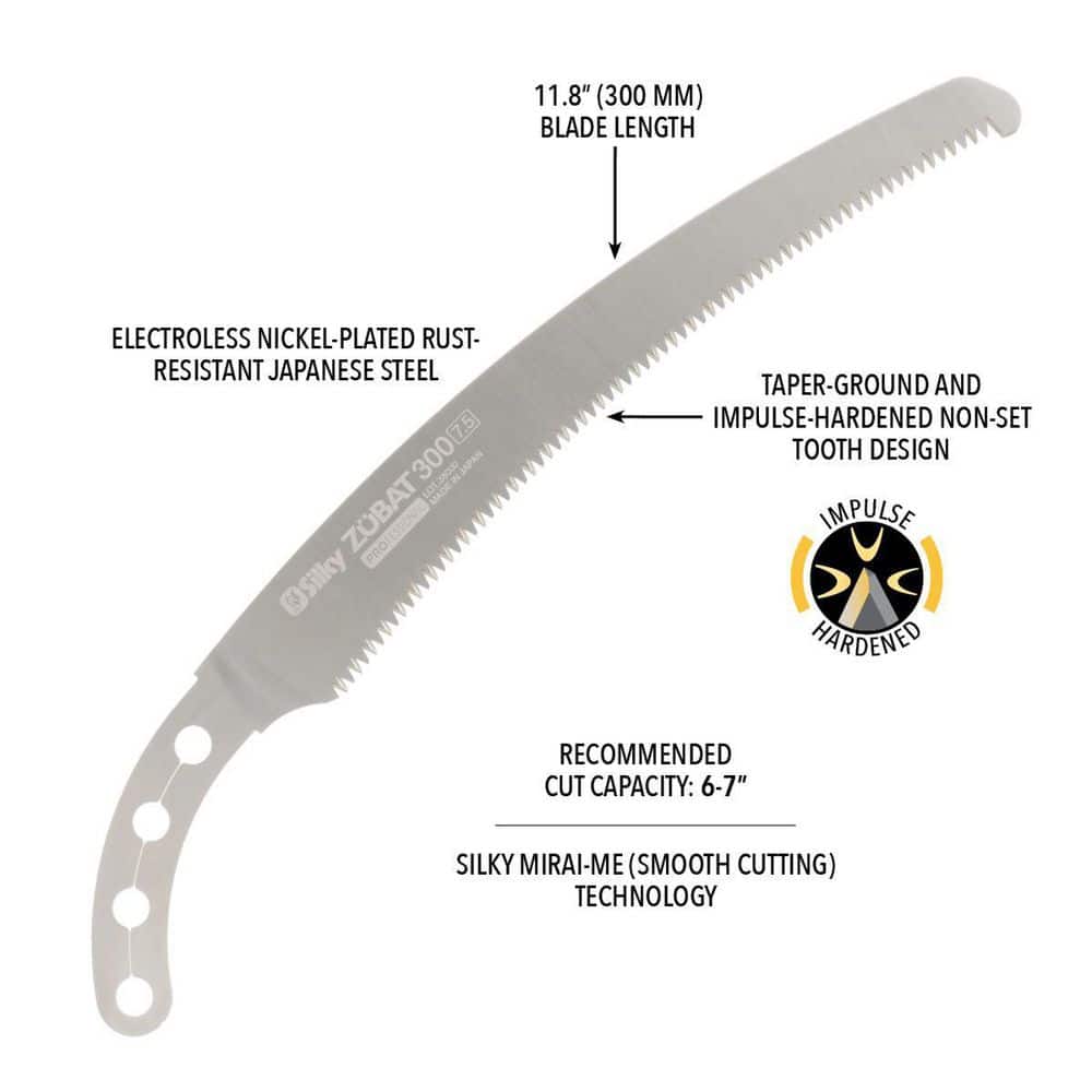 ZUBAT 12 in. Hand Saw Replacement Blade - Hercitys