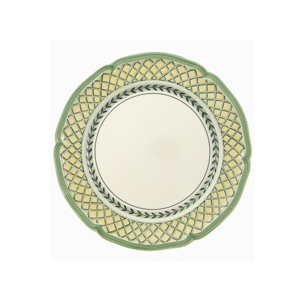French Multi Garden Orange Porcelain Dinner Plate - Hercitys