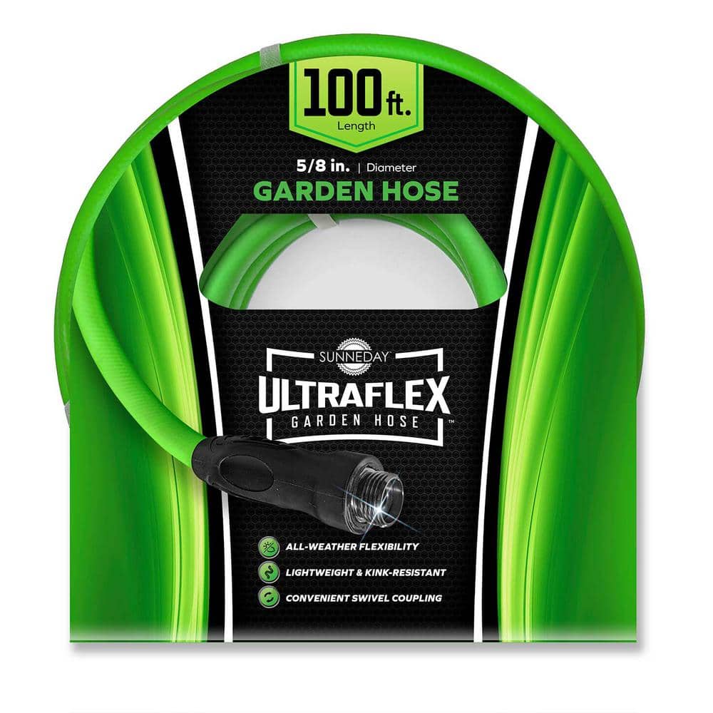 UltraFlex 5/8 in. Dia x 100 ft. Drinking Water Safe Kink Resistant Garden Hose - Hercitys