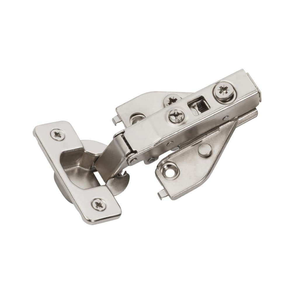 Nickel Full Overlay Face Frame Self Close Euro Concealed Cabinet Hinges (2-Pack) - Hercitys