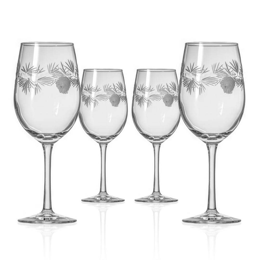 Icy Pine 12 oz. White Wine Glasses – Set of 4 - Hercitys