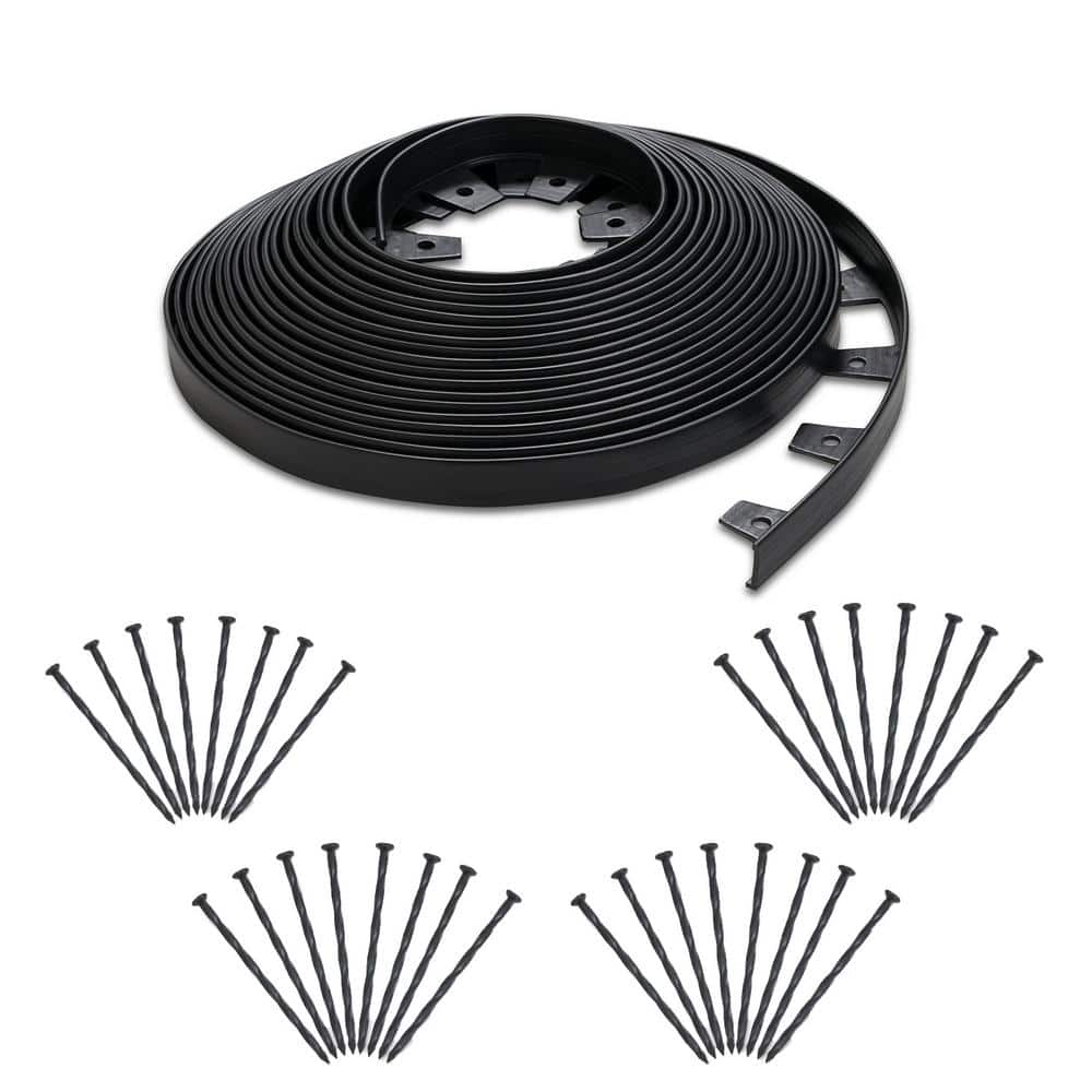 No-Dig 100 ft. Landscape Edging Kit - Hercitys