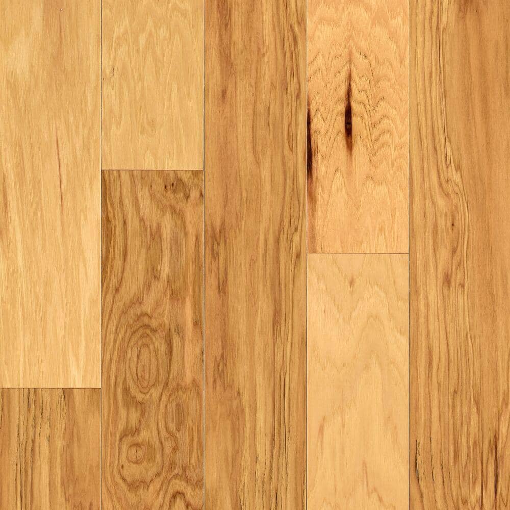 American Home Rustic Natural Hickory 3/8 in. T x 5 in. W T+G Smooth Engineered Hardwood Flooring (22 sq.ft./ctn) - Hercitys