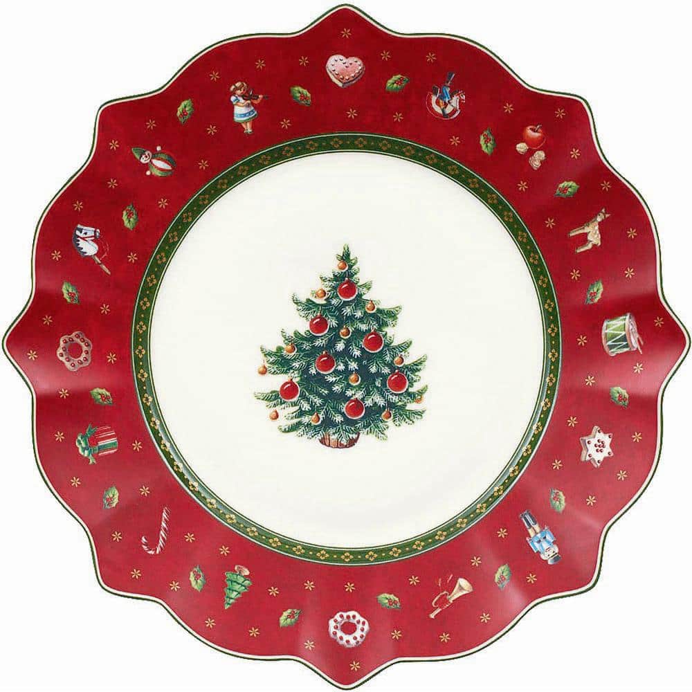 Toy’s Delight 9.5 in. Red Salad Plate - Hercitys