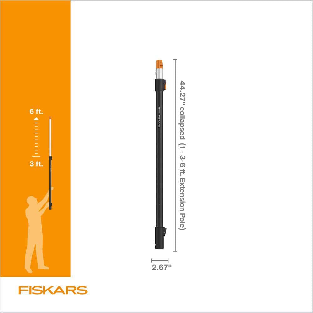 XtendControl 3 in. Steel Blade Tree Pruner Rotating Head Attachment and 3 ft. to 6 ft. Extendable Tree Pruner Pole - Hercitys