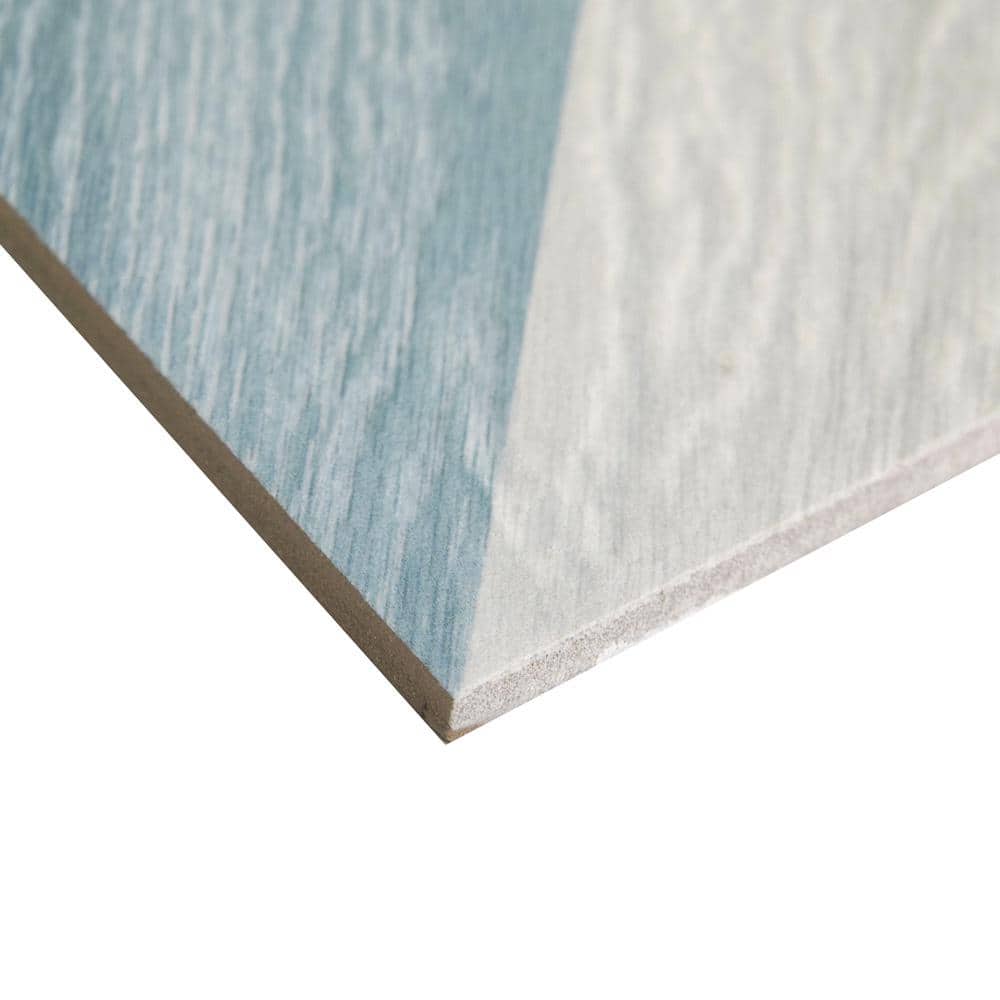 Taco Melange Blue 6-1/2 in. x 6-1/2 in. Porcelain Floor and Wall Tile (6.0 sq. ft./Case) - Hercitys