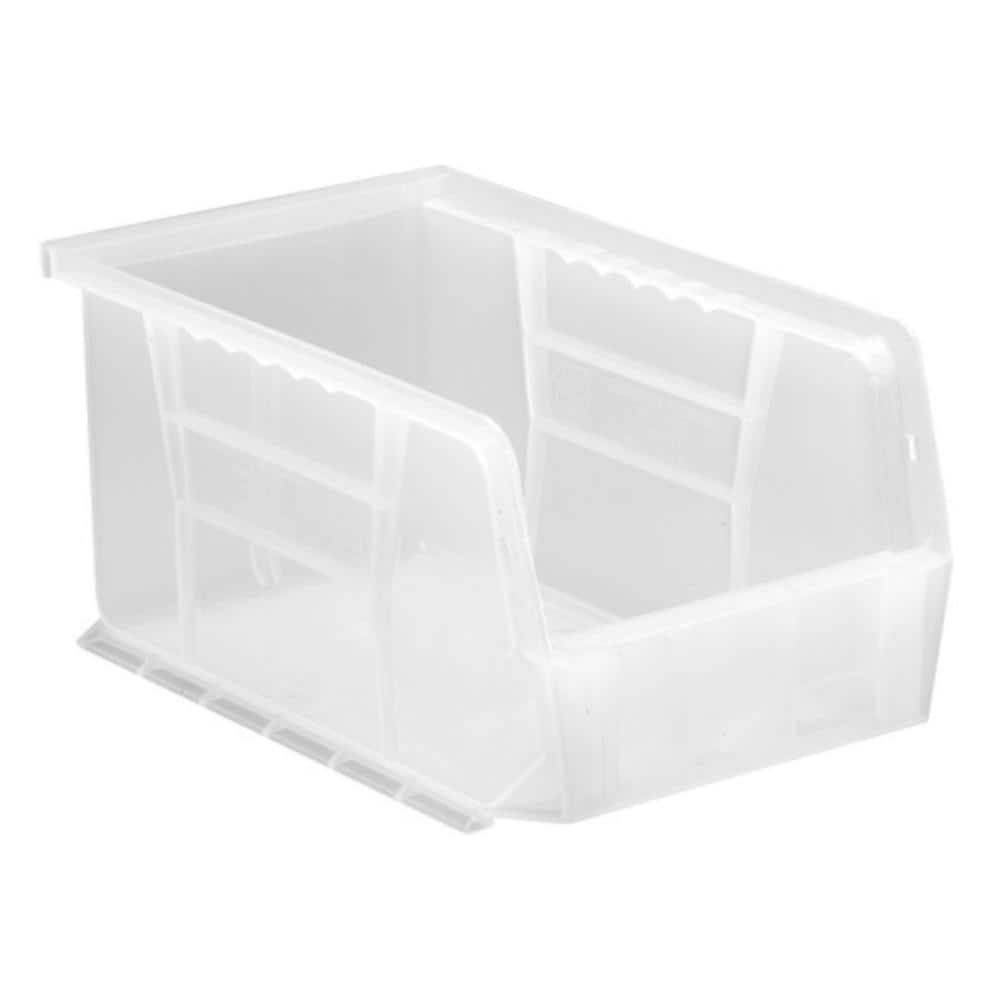 Ultra Series 2.40 Qt. Stack and Hang Bin in Clear (12-Pack) - Hercitys