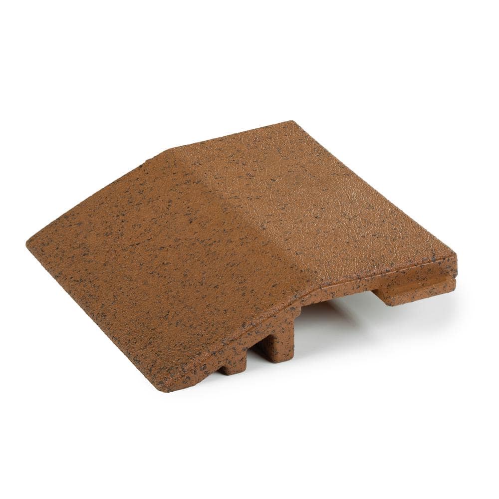 Transition Paver with Tabs 7.2 in. x 8 in. x 1.75 in. Boardwalk Composite (18-Pieces / 12 Linear ft.) - Hercitys