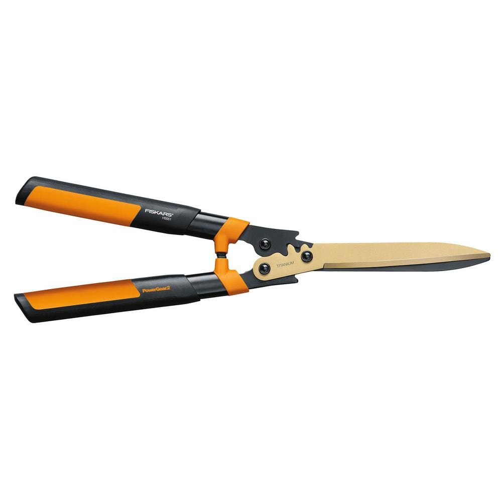 Titanium Coated Blades, 23 in. PowerGear 2 Hedge Shears - Hercitys