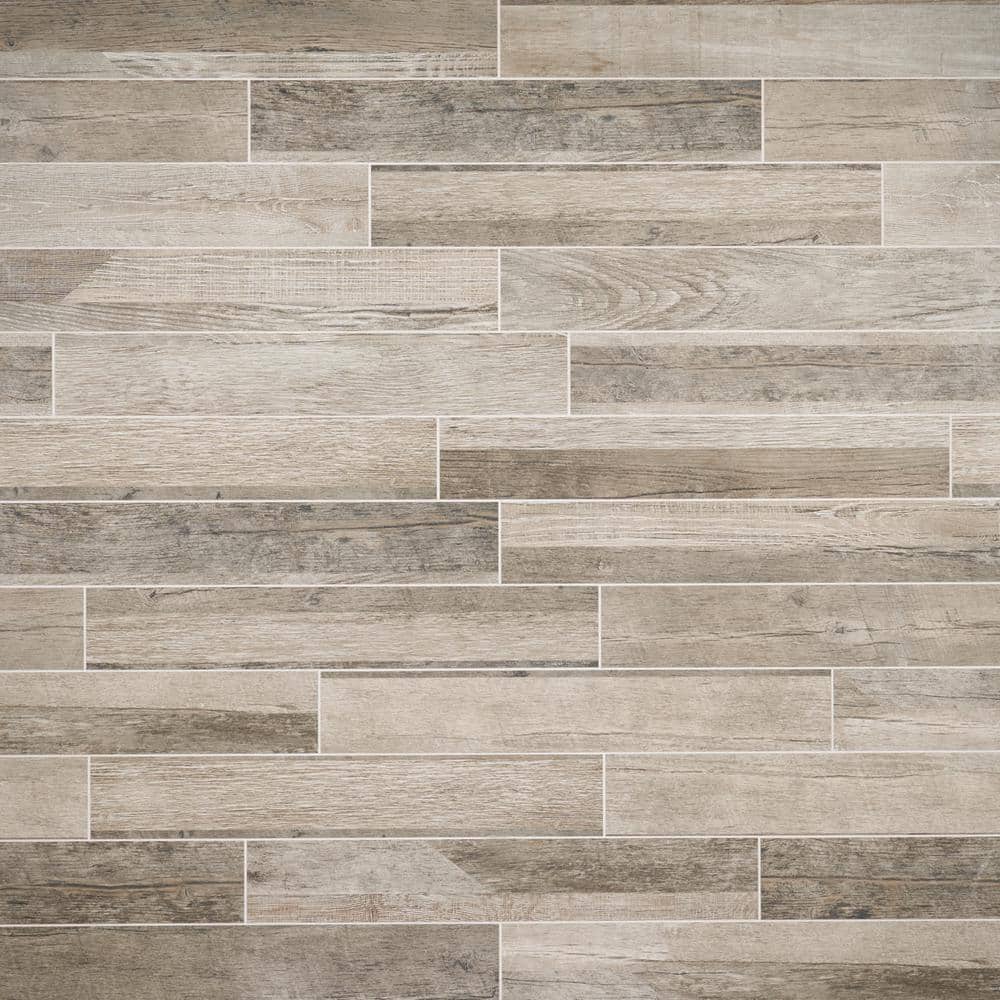 Numa Olive 3.93 in. x 24.01 in. Matte Porcelain Floor and Wall Tile (10.54 sq. ft./Case) - Hercitys
