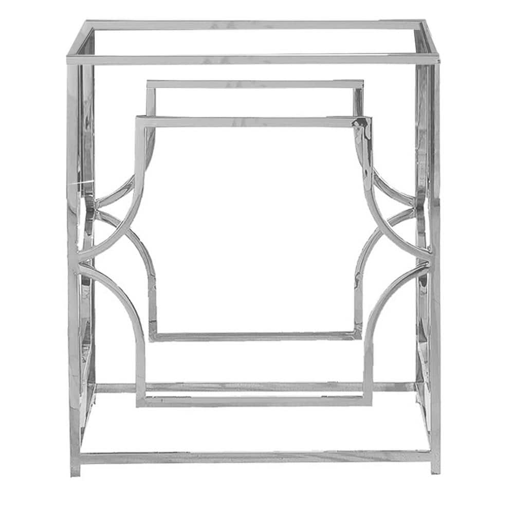 Shane 26 in. D Silver Table Base - Hercitys