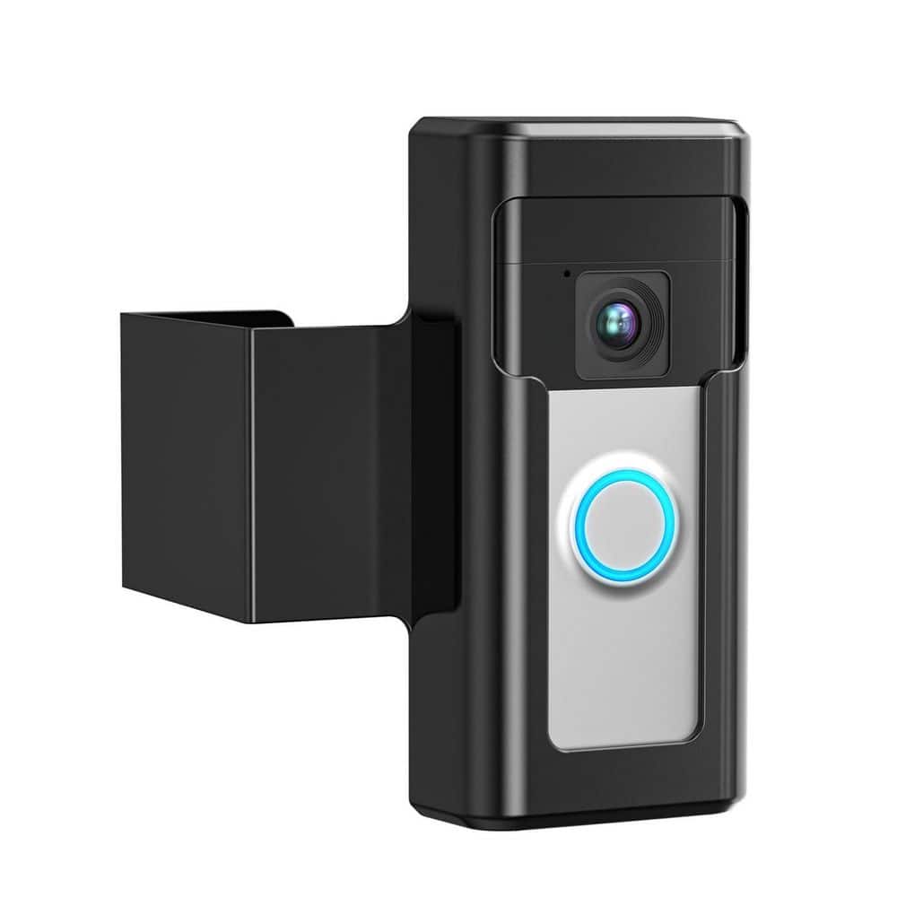 All Metal Anti-Theft Video Doorbell Mount for Wireless Doorbells, No-Drill Bracket Wedge - Hercitys