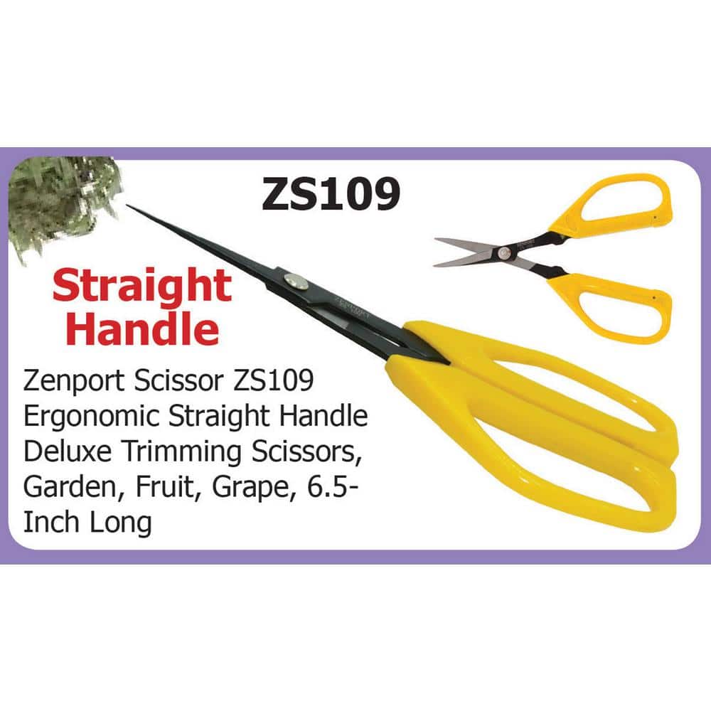 Scissors, Garden/Fruit/Grape, 6.5 in. L (Box of 3) - Hercitys