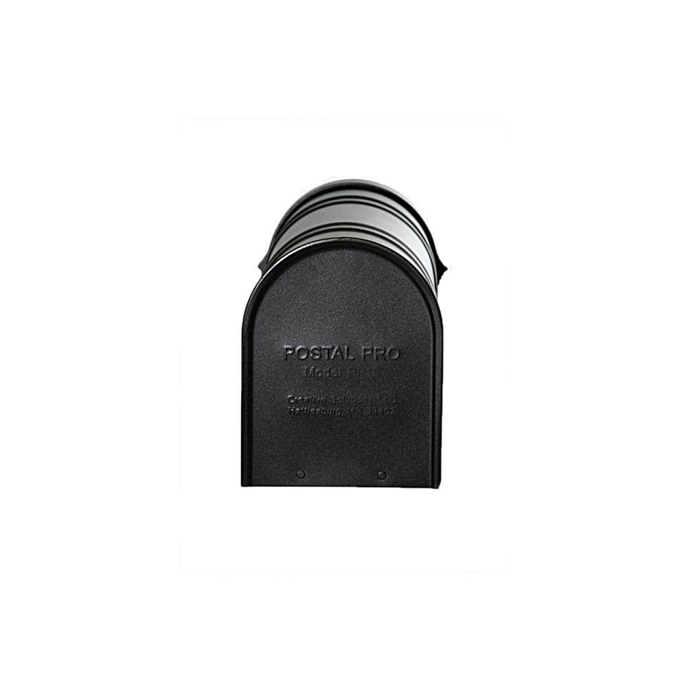 Manchester Black Steel and Aluminum Post Mount Mailbox - Hercitys