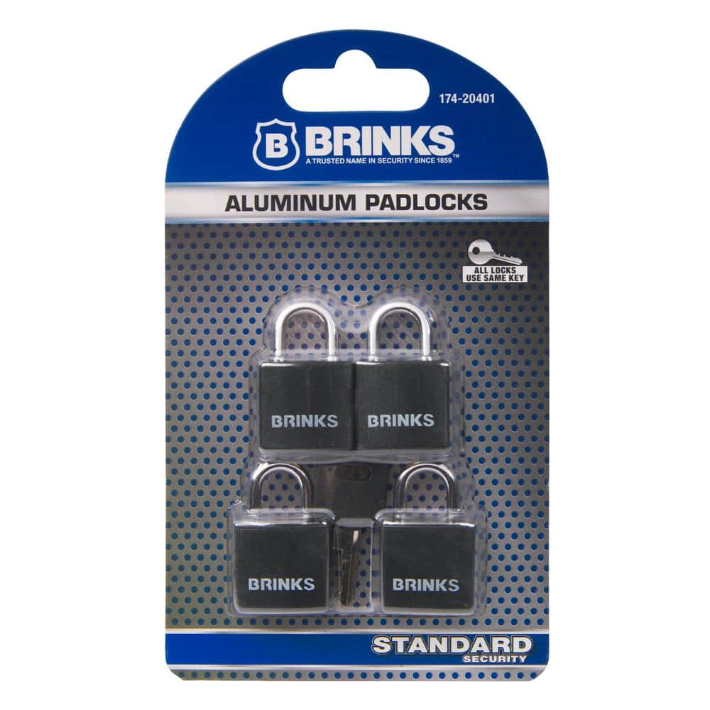 7/16in. (20mm) Covered Aluminum Padlock (4-Pack) - Hercitys