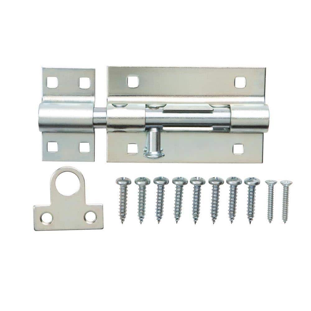 6 in. Zinc-Plated Heavy-Duty Barrel Bolt - Hercitys