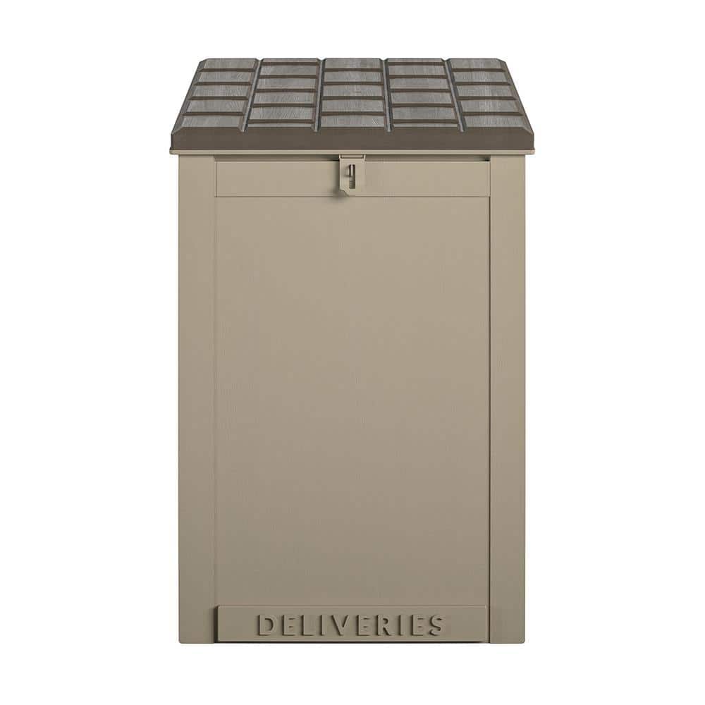 6.3 cu. ft. Brown Parcel Mailbox - Hercitys