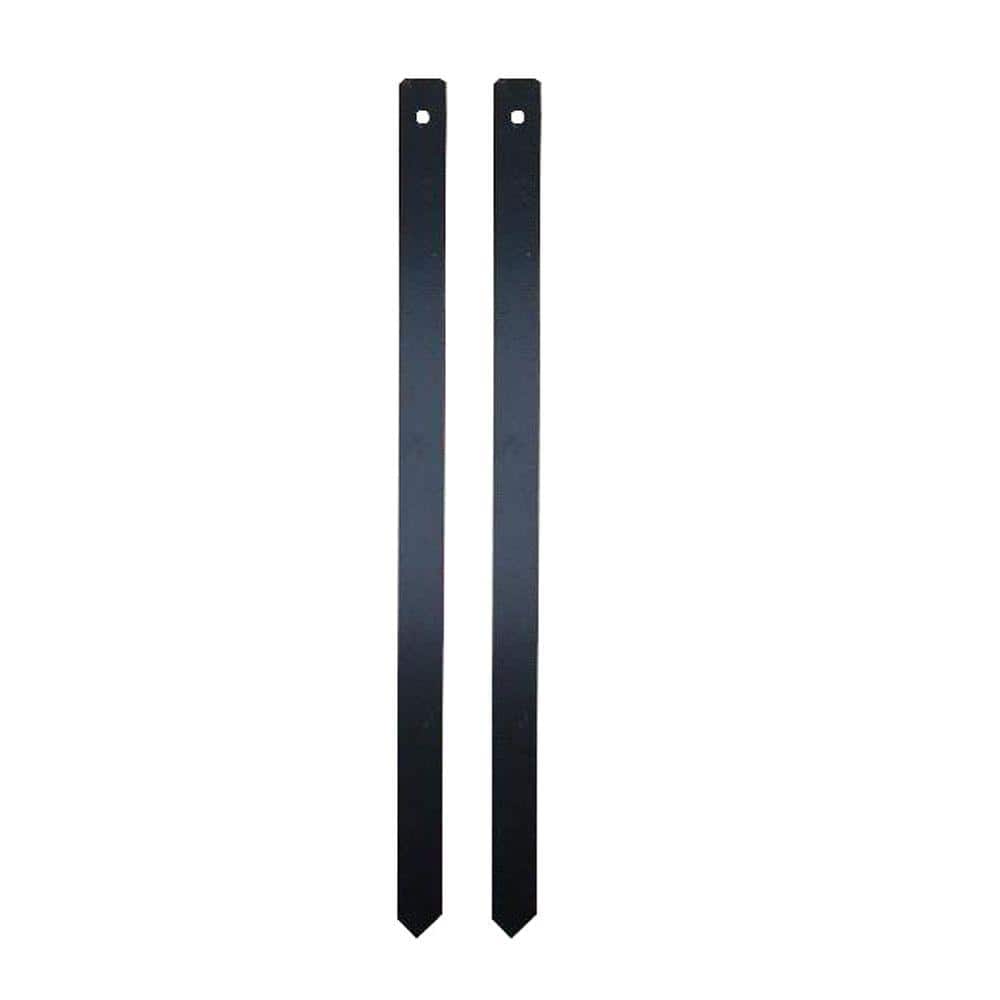 Optional Lawn Stakes for Granite Address Plaques in Black - Hercitys