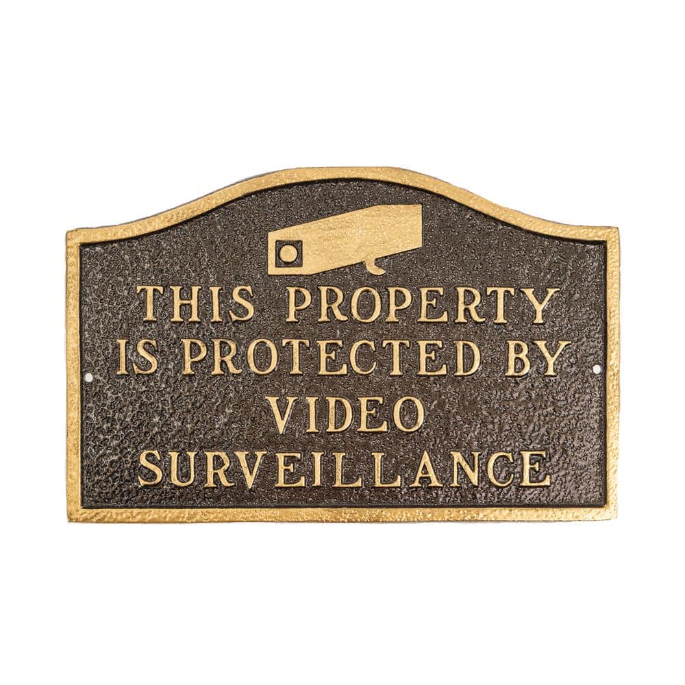 This Property is Small Statement Plaque – Hammered Bronze - Hercitys