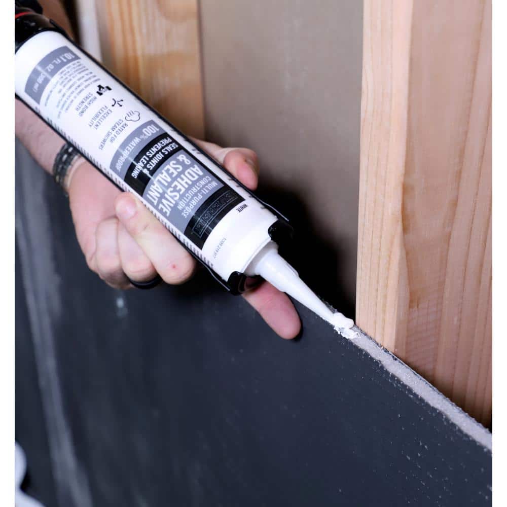 Watershield Shower System 10.1 oz Multi-Purpose Construction Adhesive Sealant - Hercitys