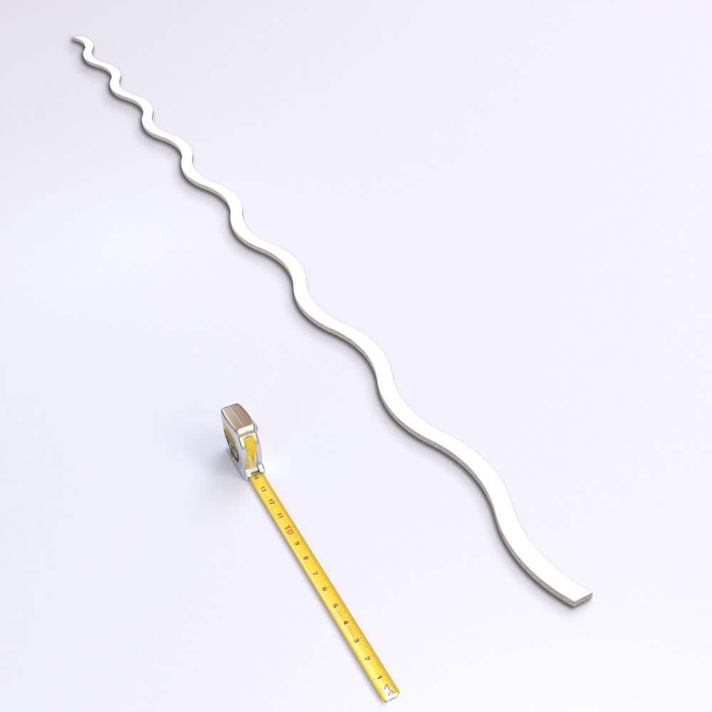 Yukon 94 in. H x 0.375 in. W Slatwall Panels in PVC 42-Pack - Hercitys