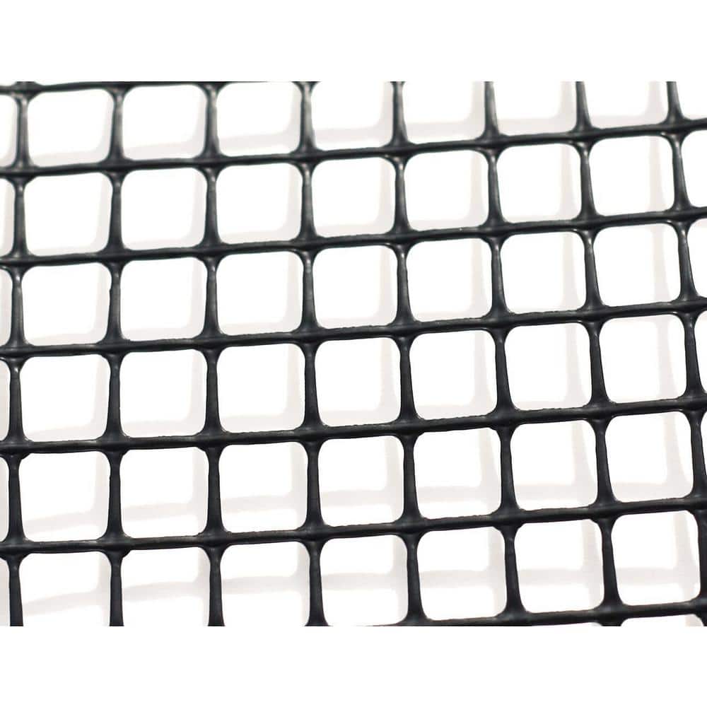 Heavy-Duty Outdoor Deck Netting 15 ft. Roll, Black - Hercitys
