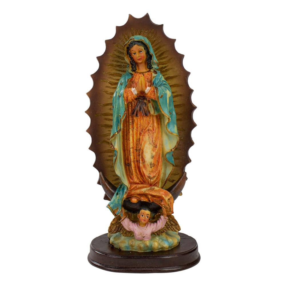 9 .25″ Our Lady of Guadalupe and Baby Jesus Religious Figurine - Hercitys