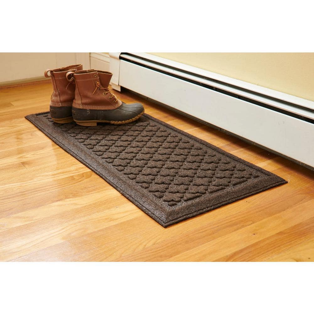 Aqua Thirst Walnut 2.5 ft. x 4 ft. PET Estate Door Mat - Hercitys