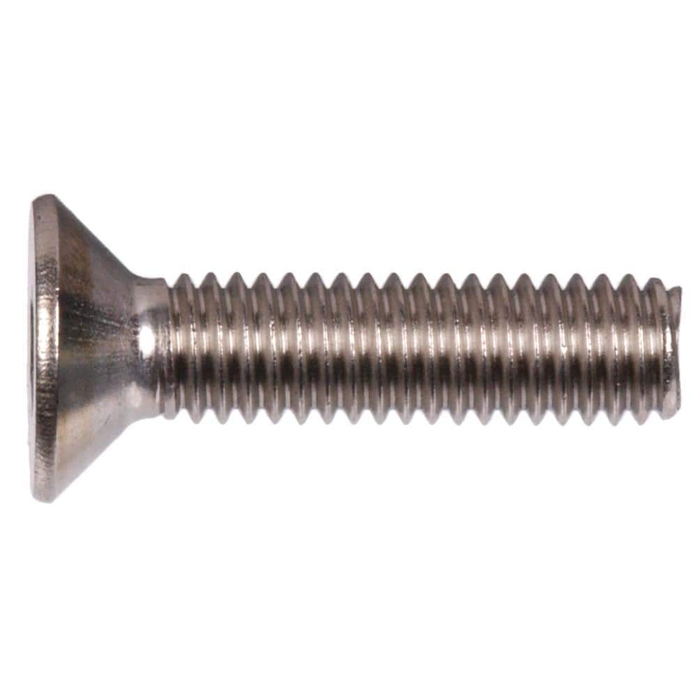 M6-1.00 x 30 mm Internal Hex Flat-Head Cap Screws (10-Pack) - Hercitys
