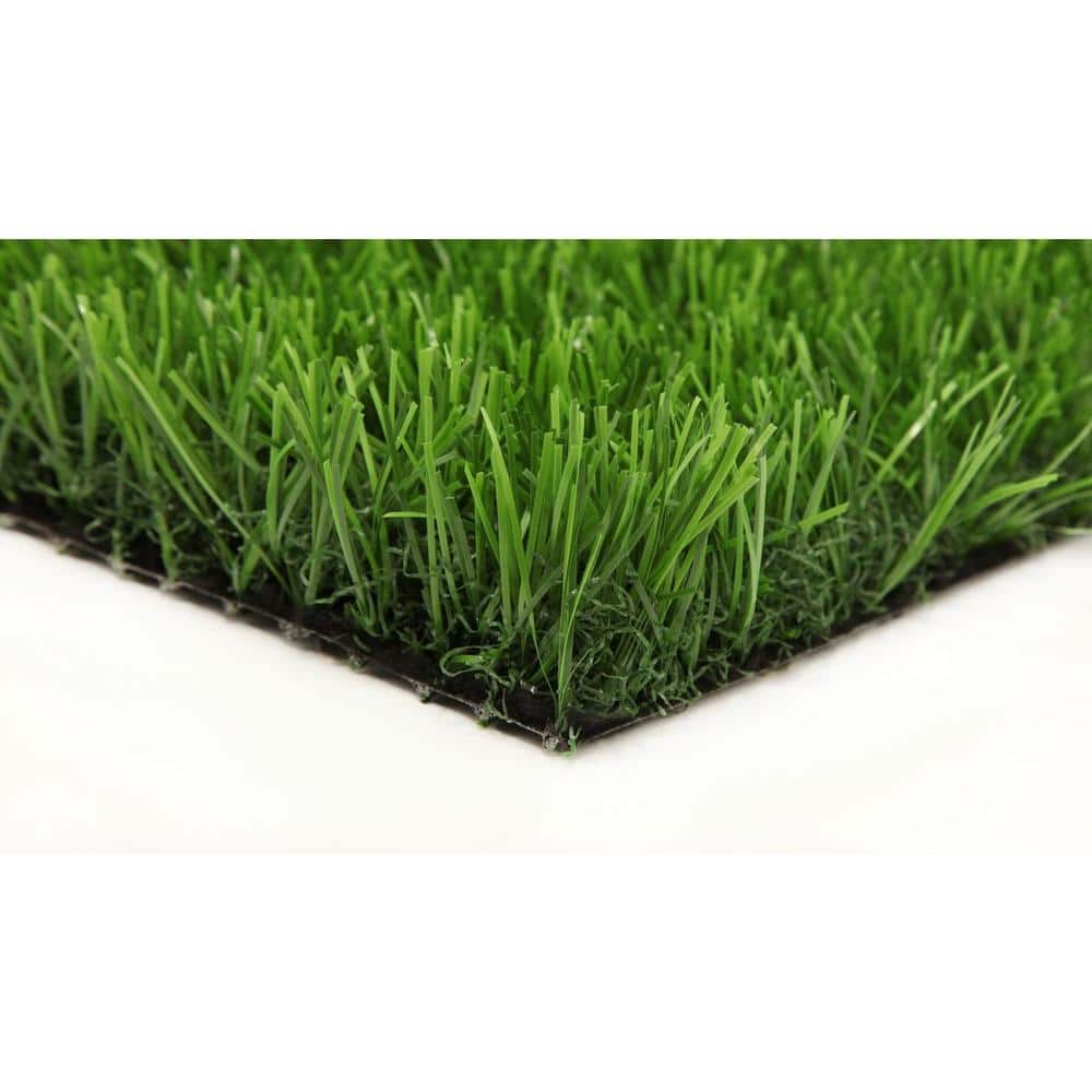 Classic Pro 82 Spring 15 ft. Wide x Cut to Length Green Artificial Grass Carpet - Hercitys