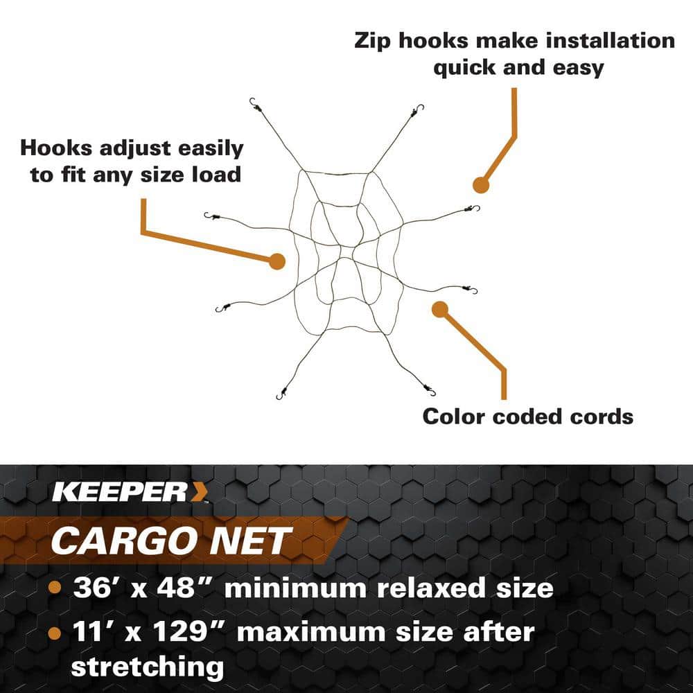ZipNet Camo Adjustable Cargo Net - Hercitys