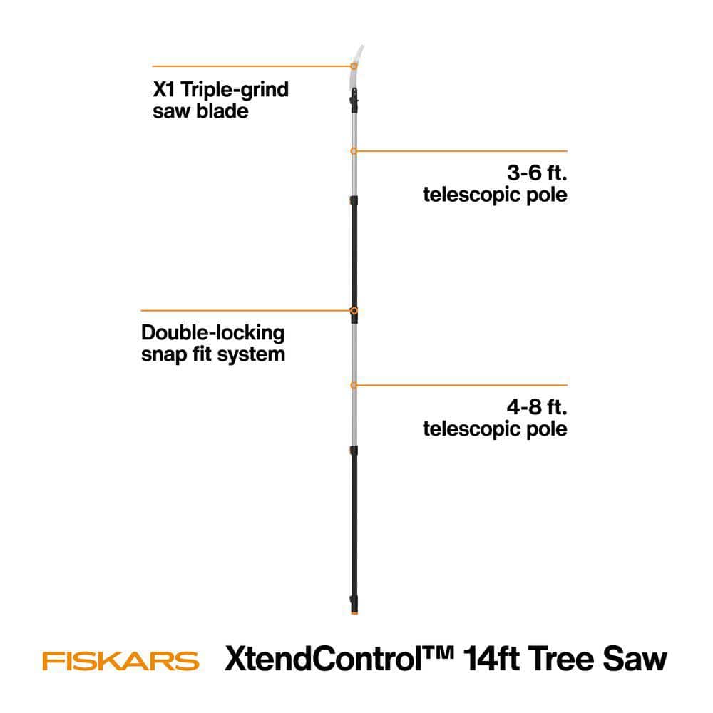 XtendControl 15 in. X1 Saw 14. ft. Interchangeable Tree Pruner - Hercitys