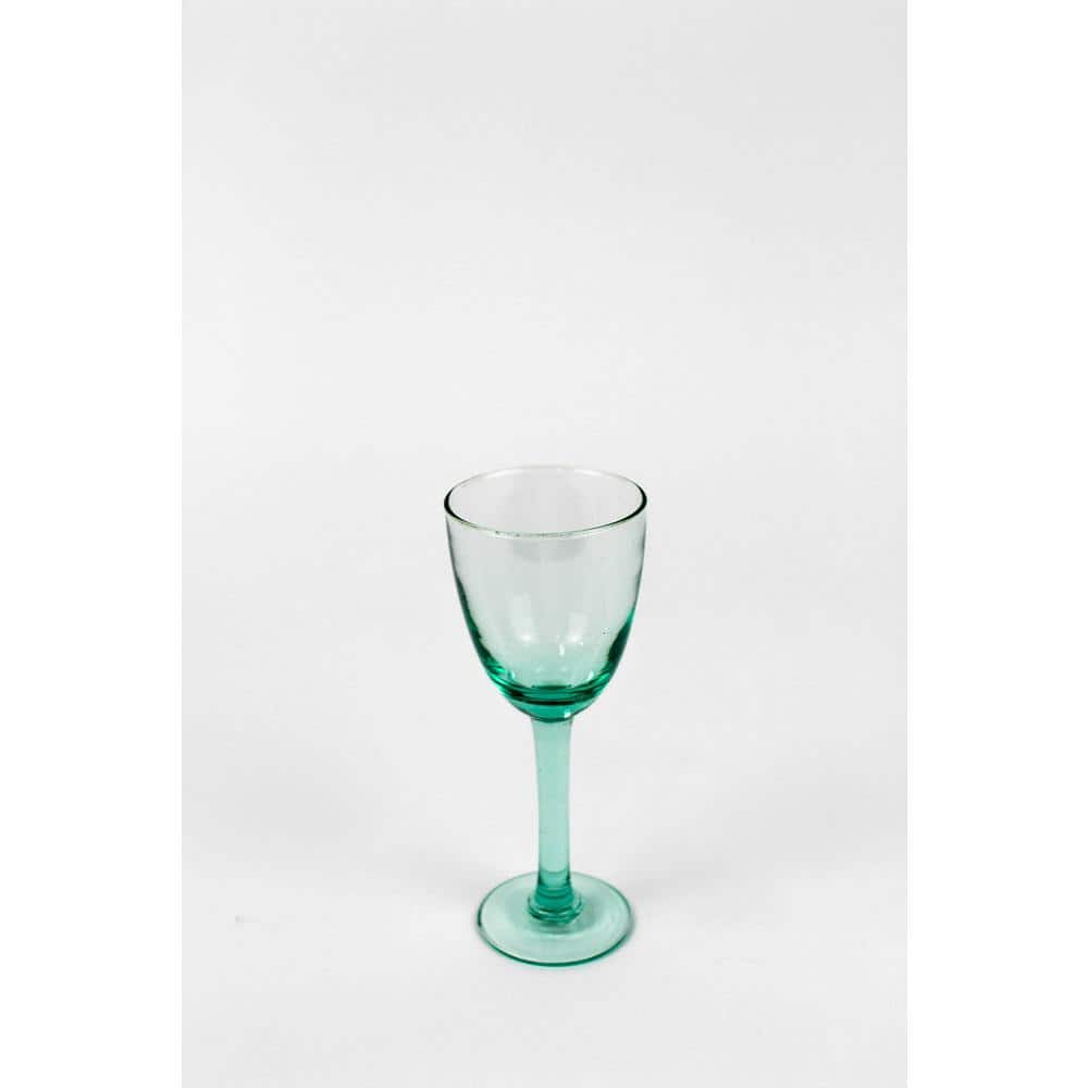 8 oz. Hand-Blown Recycled Wine Glass (Set of 6) - Hercitys