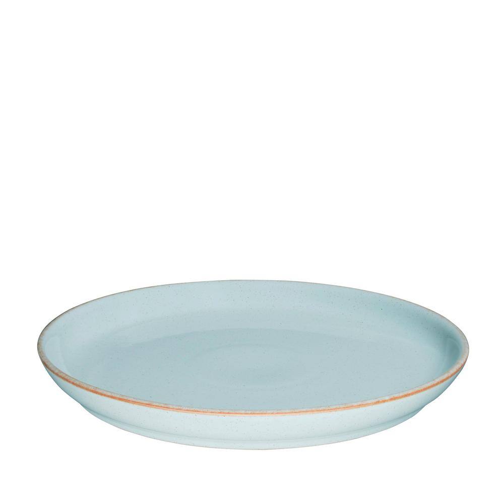 Heritage Pavilion Light Blue Coupe Dinner Plate - Hercitys