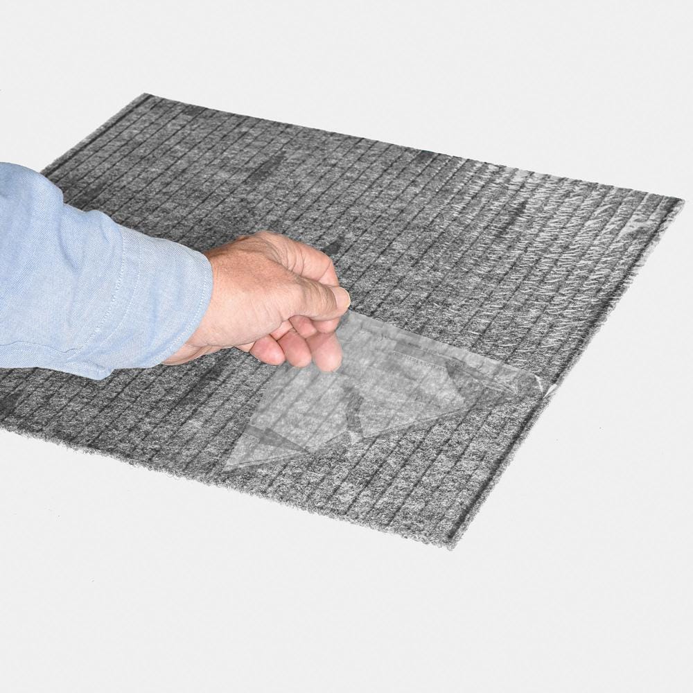 Abenake – Gray Residential 18 x 18 in. Peel and Stick Carpet Tile Square (22.5 sq. ft.) - Hercitys