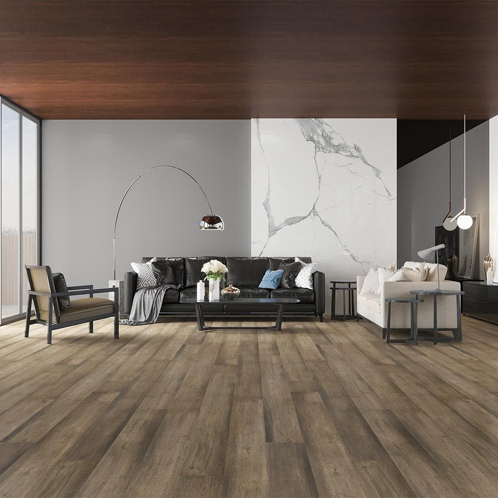 Striking Rylee 1/4 in. T x 7.5 in. W Click Lock Hand Scraped Engineered Hardwood Flooring (23.32 sq.ft./case) - Hercitys