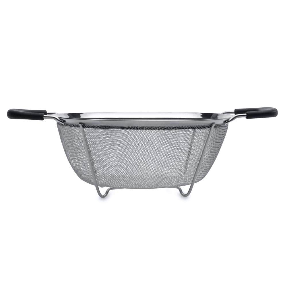 Essentials 10 in. Stainless Steel Round Mesh Colander - Hercitys