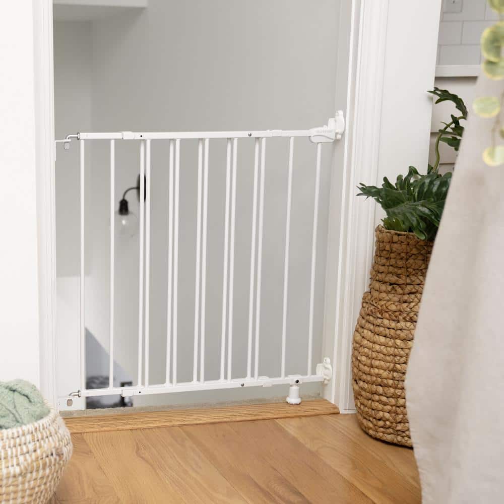 Stairway 42W Series Safety Pet and Baby Gate,28 in. to 42 in. Wide, 28 in. Tall,for Stairway or Hallways, 29.29 in. Tall - Hercitys