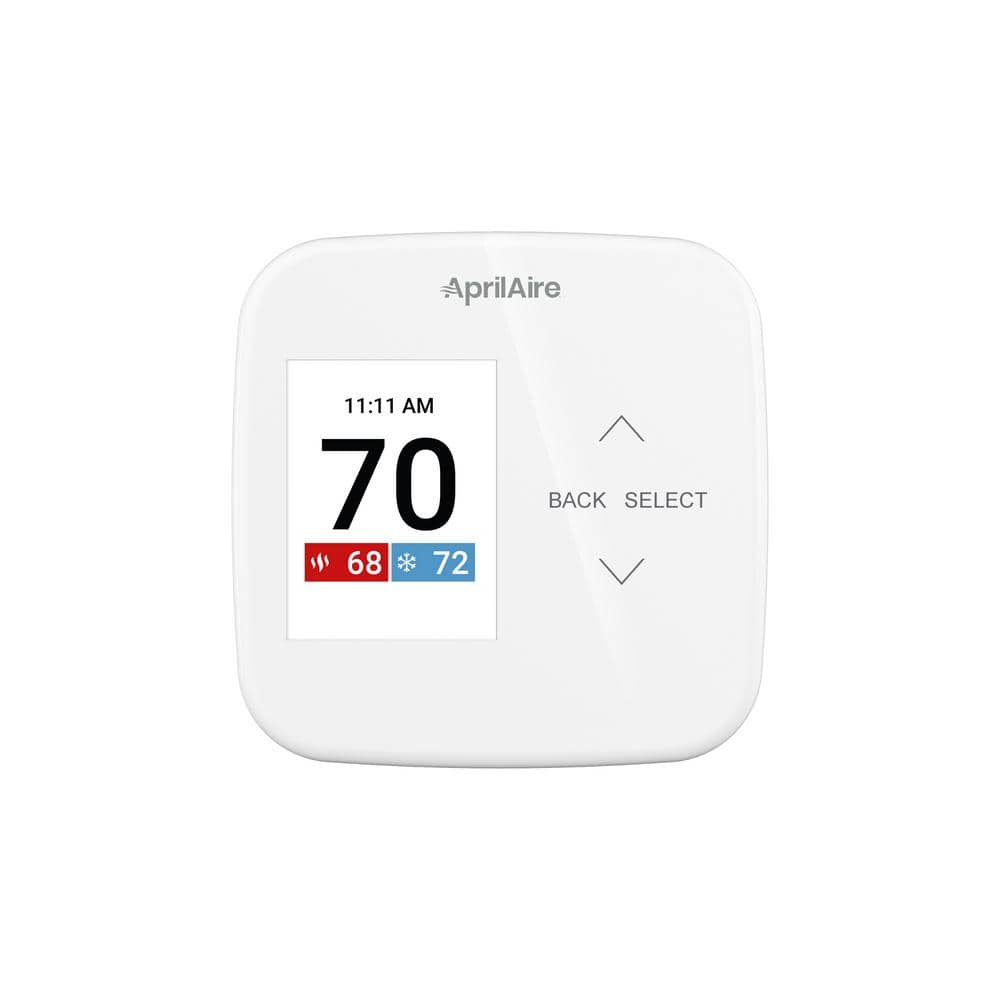 S86NMUPR 7-Day Universal Programmable Thermostat with Color Screen and Humidity/Ventilation Control - Hercitys