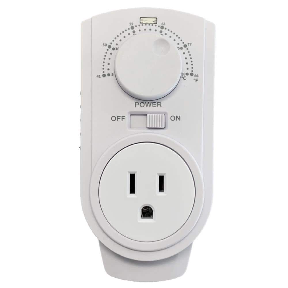 Plug In Thermostat for Portable Heaters and Air Conditioners - Hercitys
