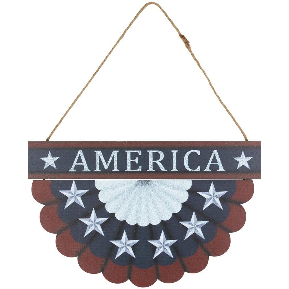 America Wall Bunting Patriotic Hanging Decoration-11.75 in. - Hercitys
