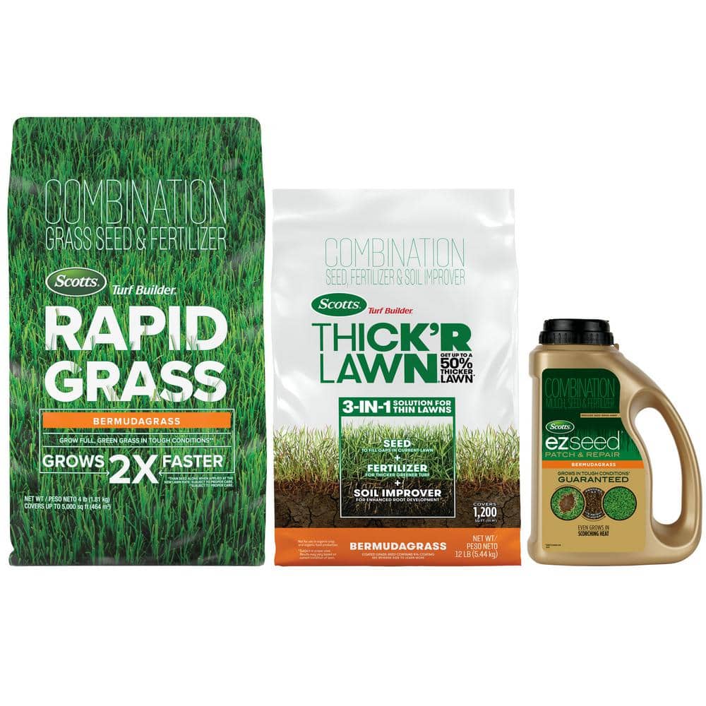 Turf Builder Grass Seed Annual Program Bermuda Mix for Small Lawns - Hercitys