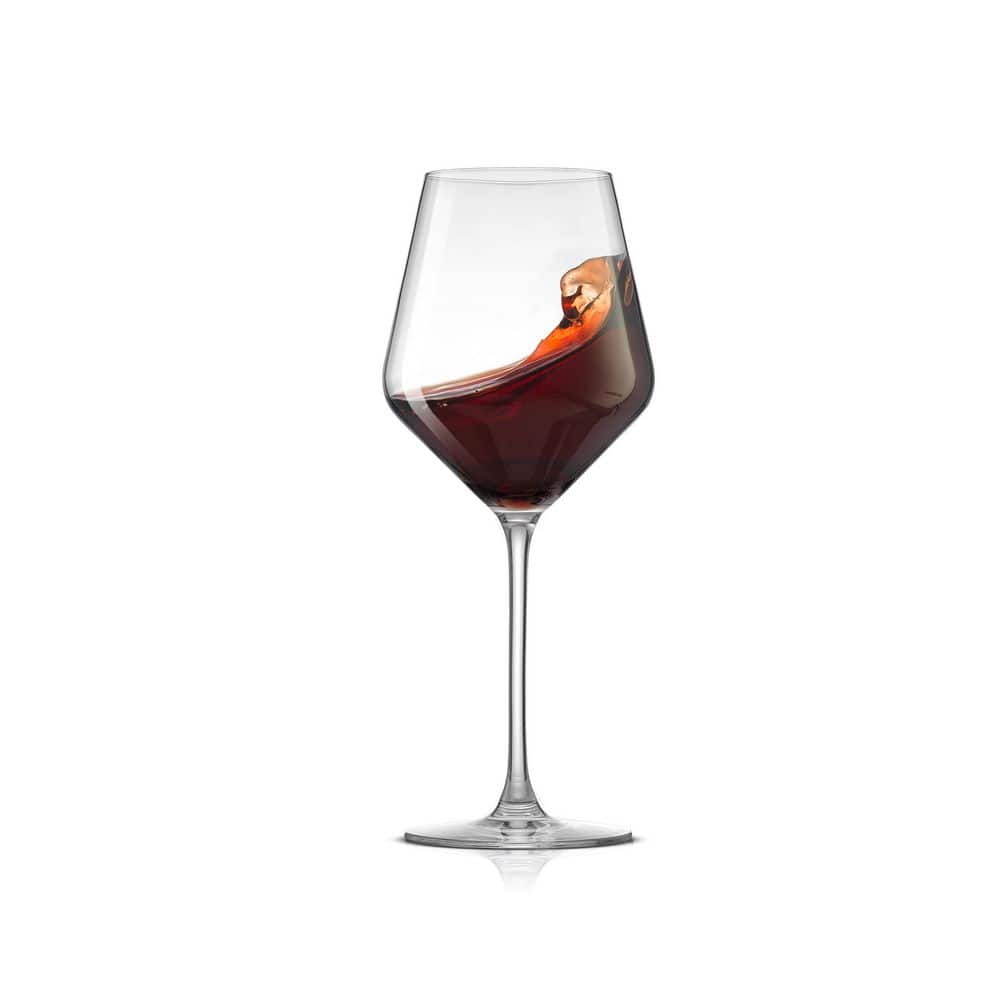 Layla 17-Ounce Lead-Free Crystal Red Wine Glass, Set of 4 - Hercitys