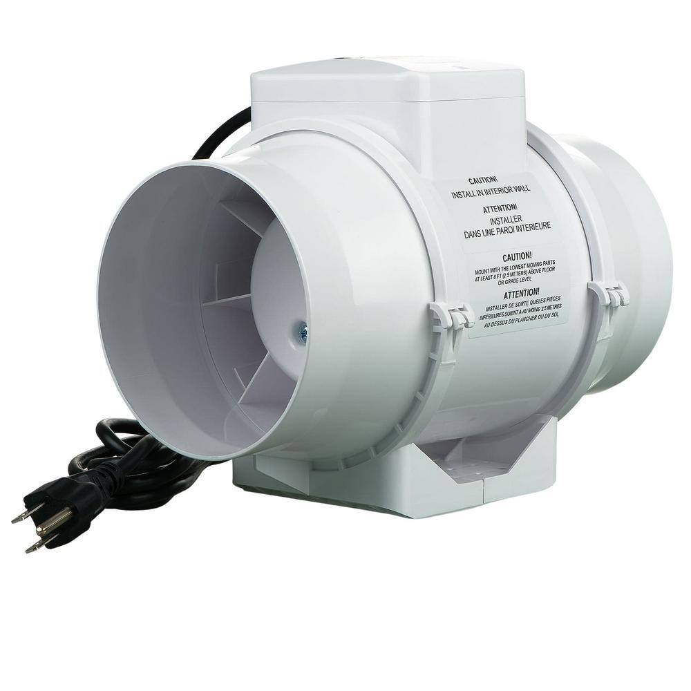 VENTS 126 CFM Power 5 in. Mixed Flow In-Line Duct Fan - Hercitys