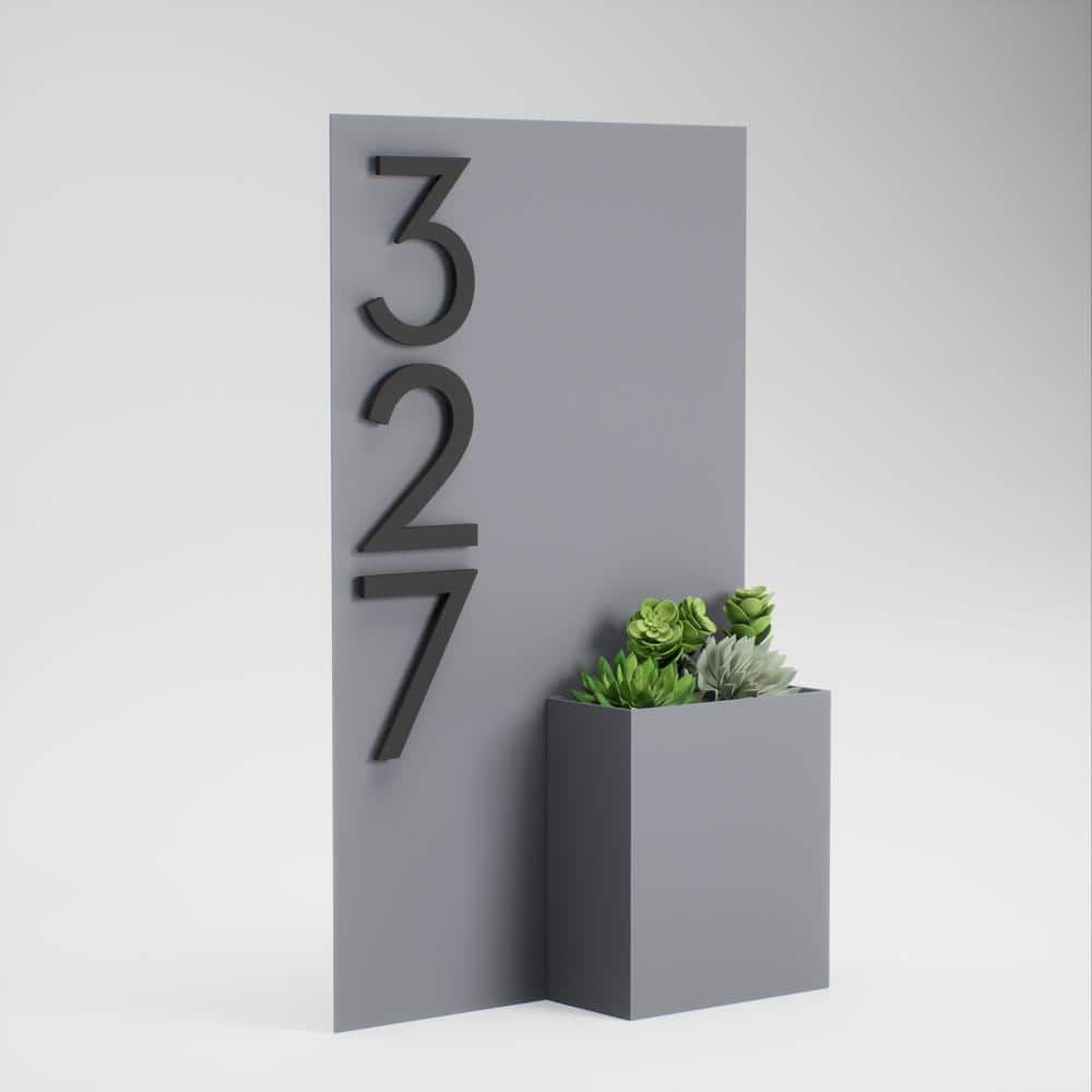 Curb Appeal Rectangle Address Planter - Hercitys