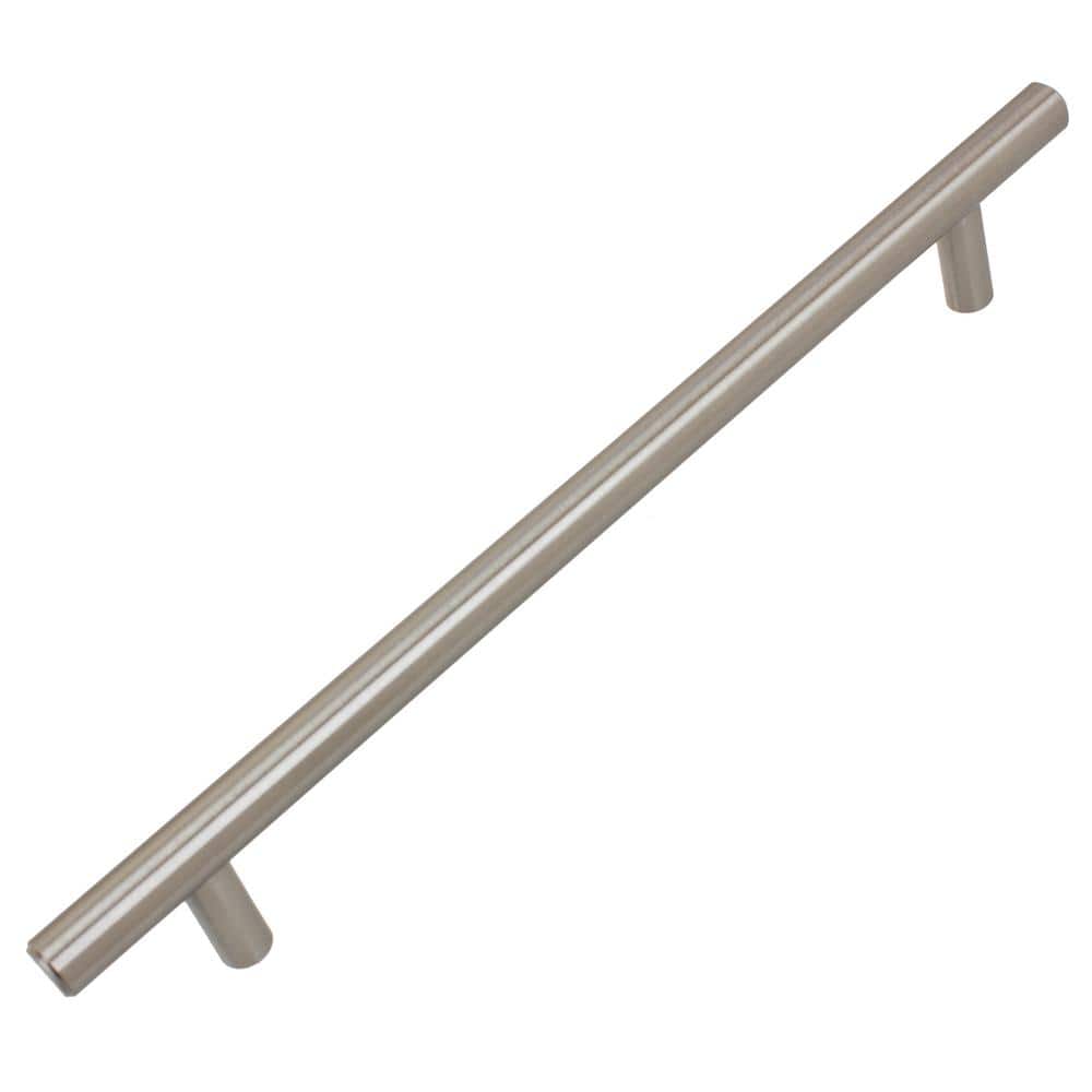 7-5/8 in. Center-to-Center Stainless Steel Finish Solid Handle Bar Pulls (10-Pack) - Hercitys