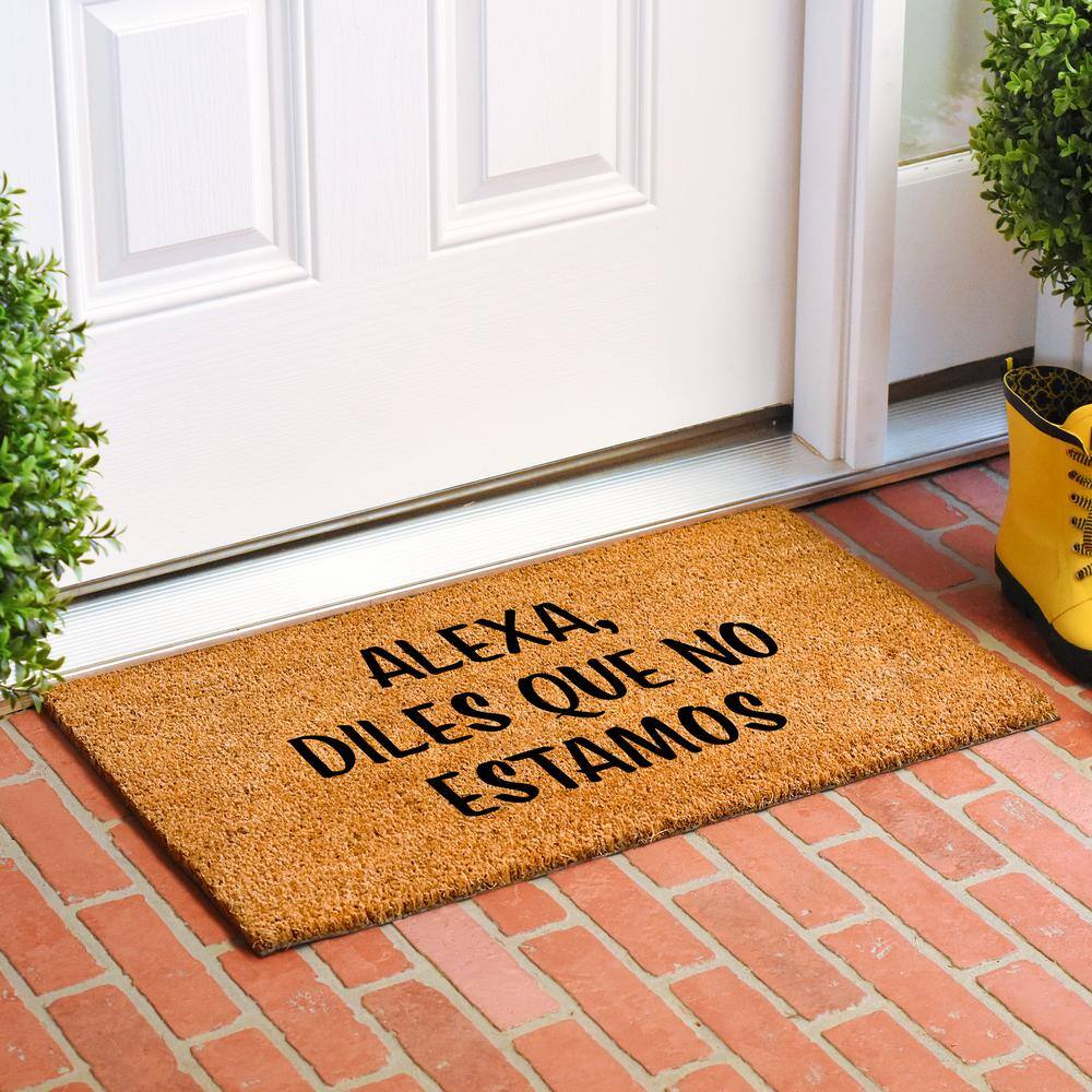 Alexa, diles que no estamos Doormat 24″ x 36″ - Hercitys