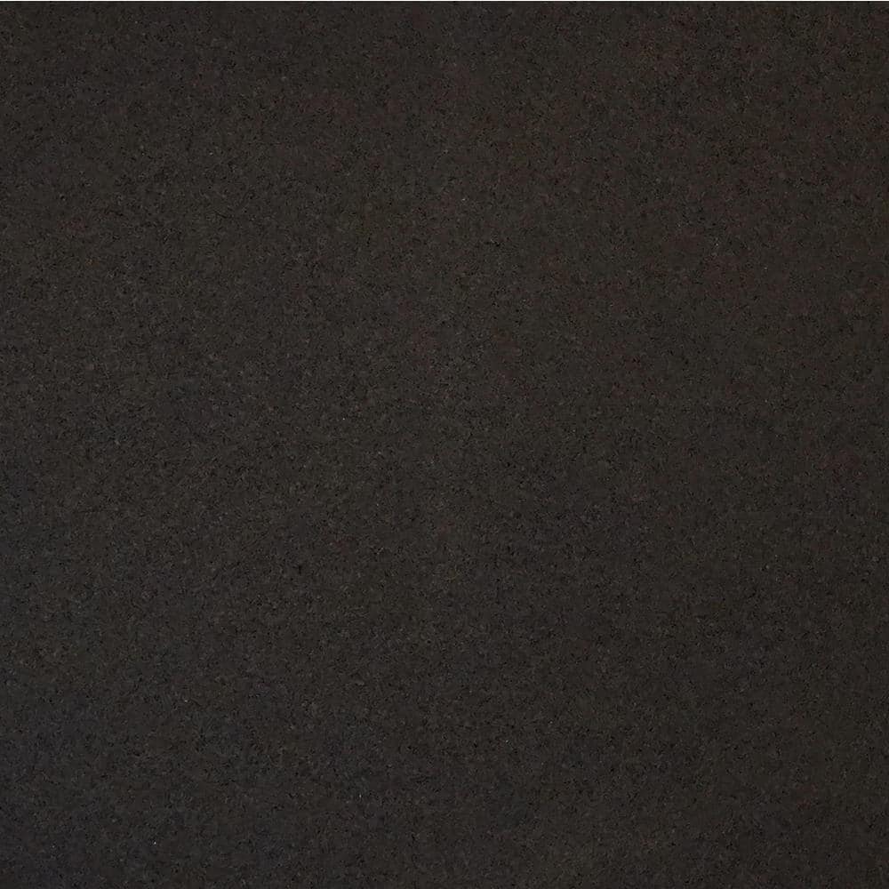 Isometric Black 48 in. W x 120 in. L x 0.25 in. T Rubber Gym/Weight Room Flooring Rolls (40 sq. ft.) - Hercitys