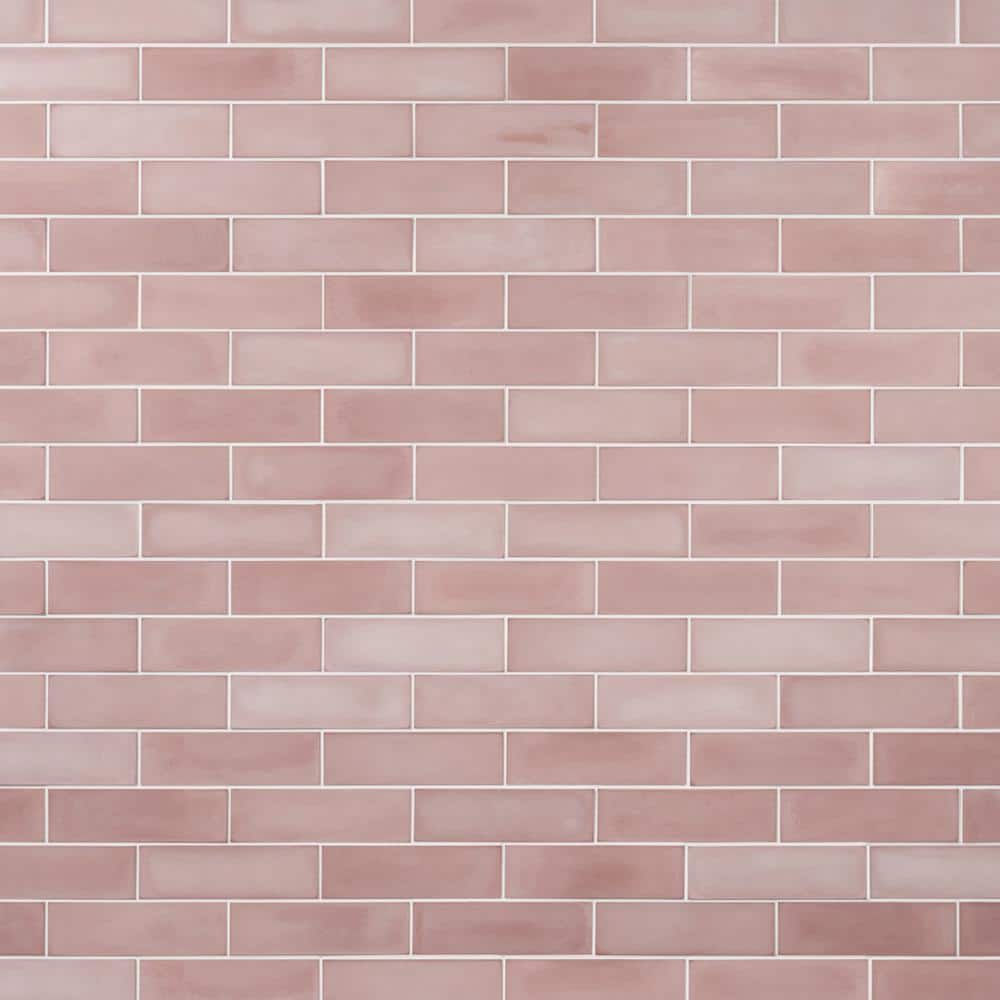 Vibe Coral 2.36 in. x 7.87 in. Matte Cement Subway Wall Tile (3.88 sq. ft./Case) - Hercitys